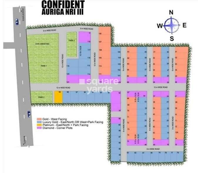 Confident Auriga NRI III Master Plan 1