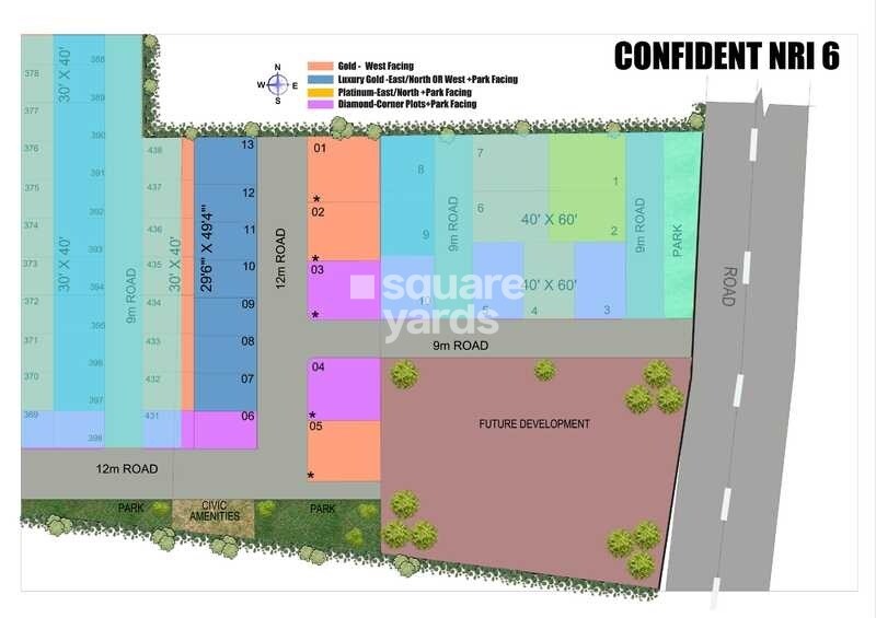 Confident Auriga NRI VI Master Plan 1