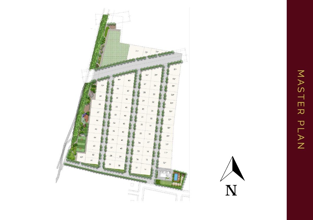 Cornerstone-Mayberry_an aerial view of a building with a clock on it