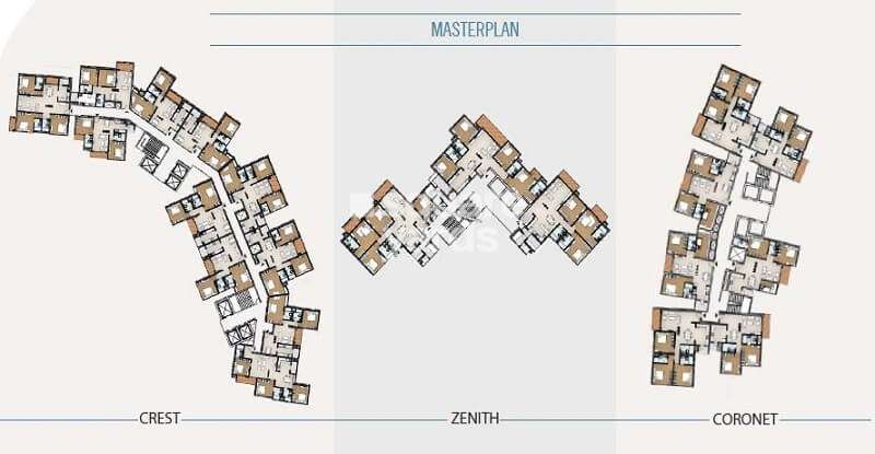 coronet monarch aqua project master plan image1