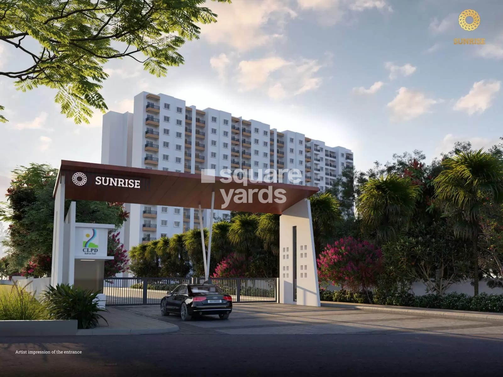 Corporate Sunrise Entrance View