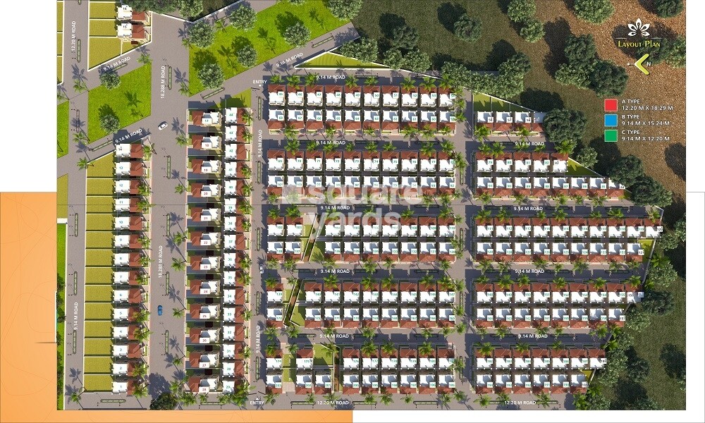 Creative Green Wood Empire Villas Master Plan 1