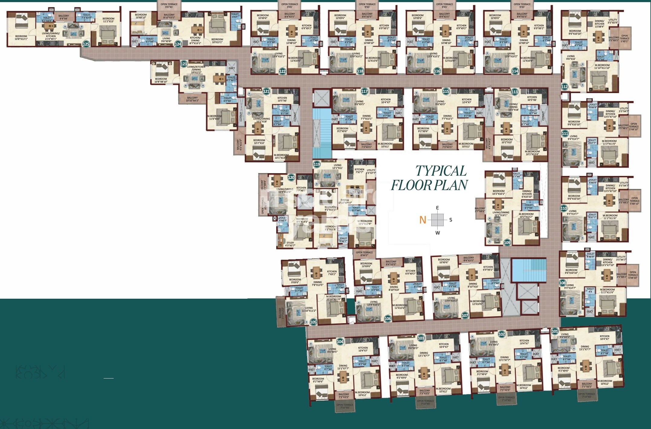 Desai Green Gardens Floor Plans