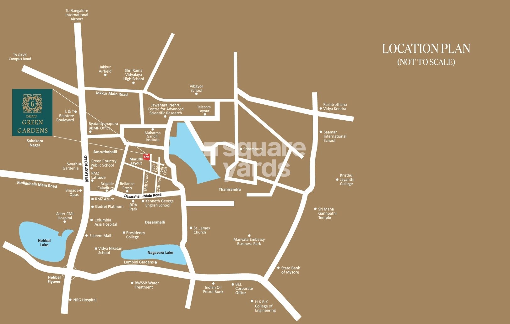 Desai Green Gardens Location Image