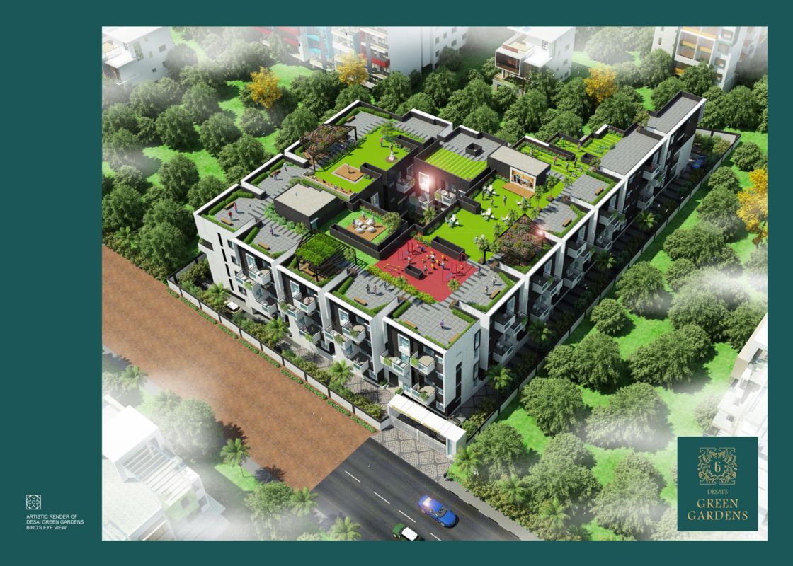 Desai Green Gardens Tower View 2