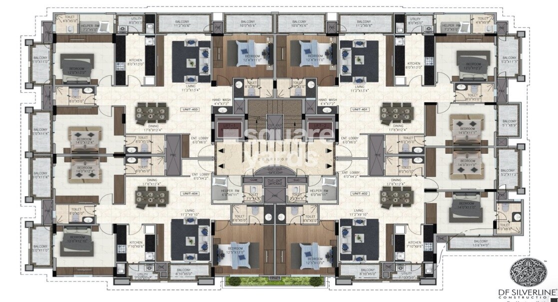 DF Silverline Queens Terraces Floor Plans 1