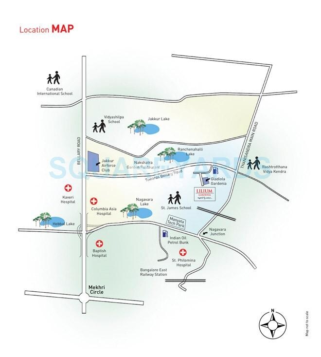 Dhammanagi Lilium Gardenia Location Image