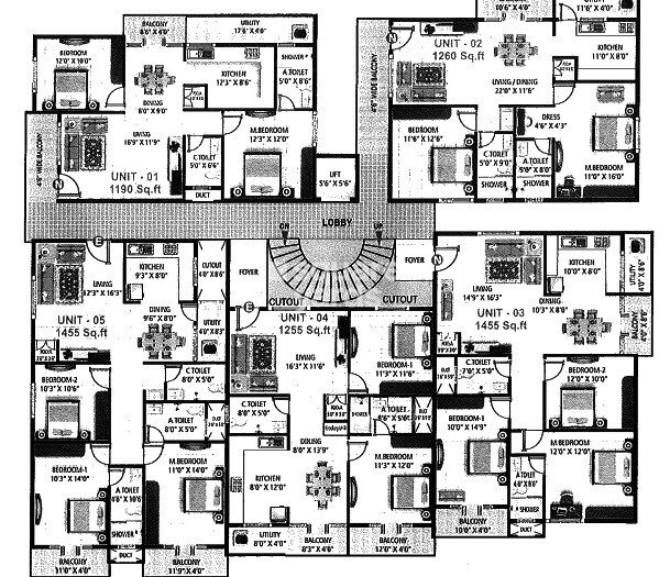 Dharani Homes Floor Plans