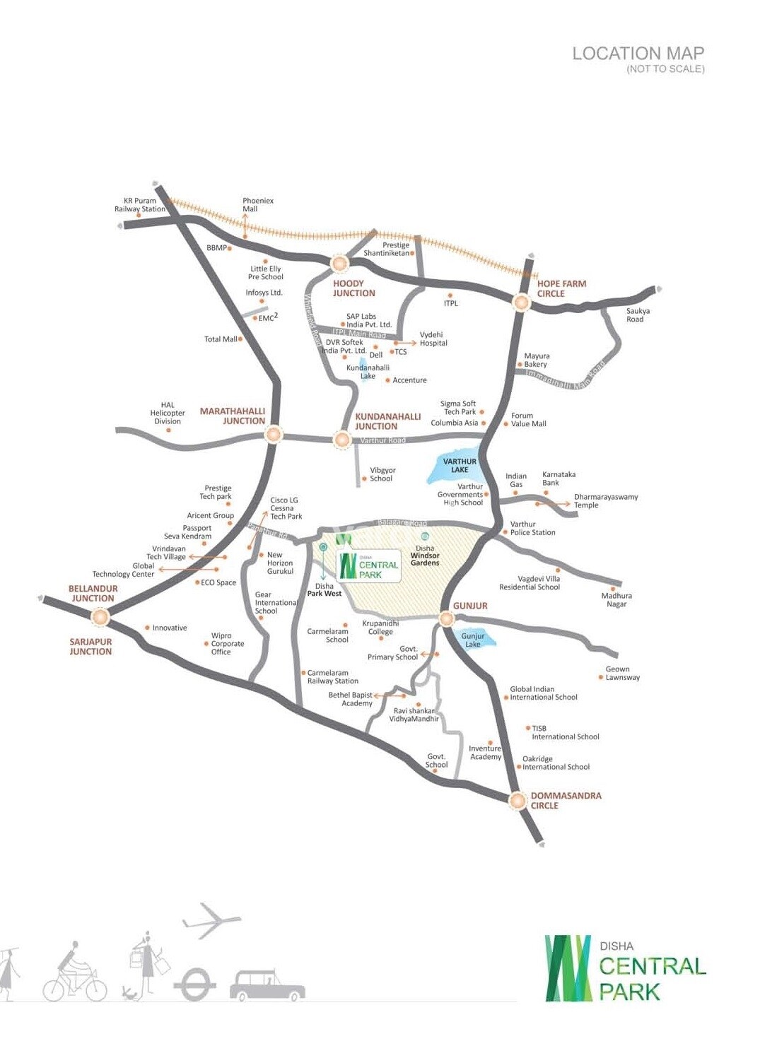 Disha Central Park Location Image