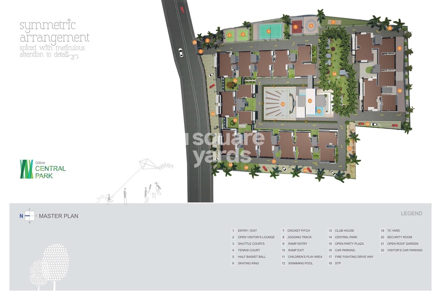 Disha Central Park Master Plan Image