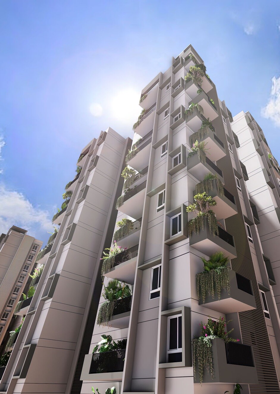 Disha Harmony Gardens Apartment Exteriors