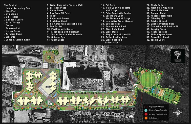 Divya Sree Republic of Whitefield Master Plan Image