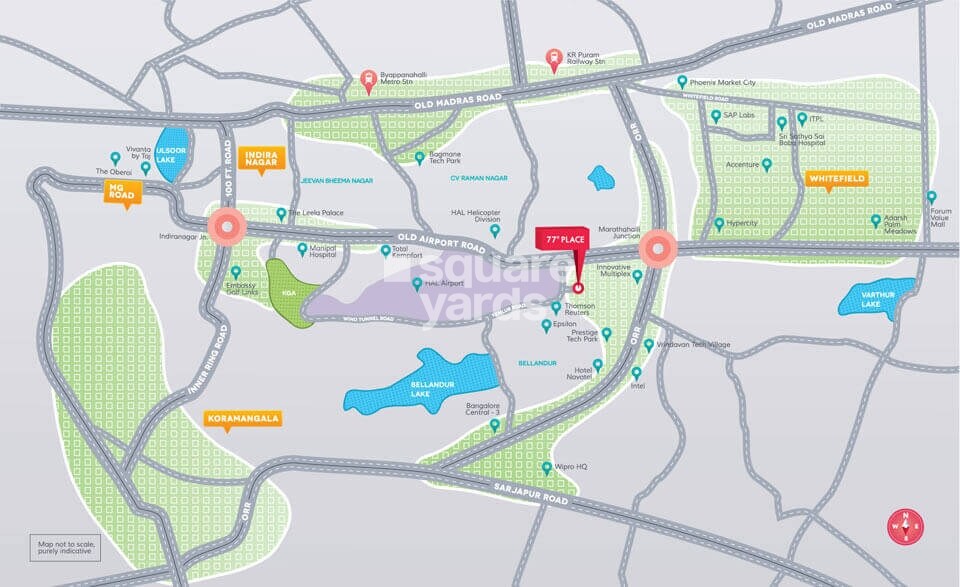 DivyaSree 77 Place Location Image