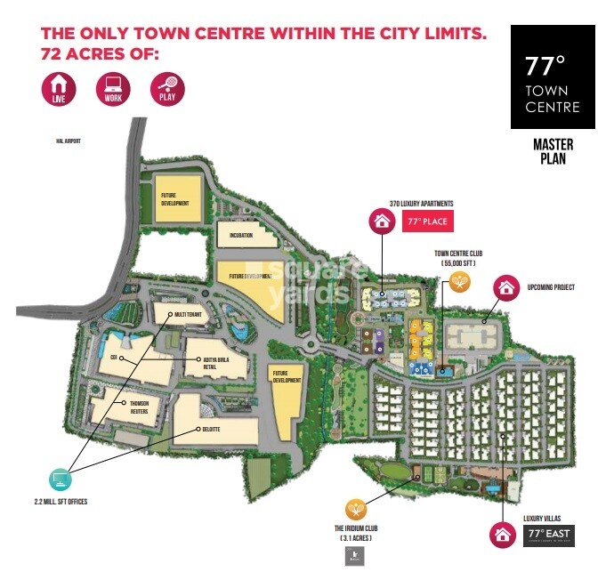 DivyaSree 77 Place Master Plan 1