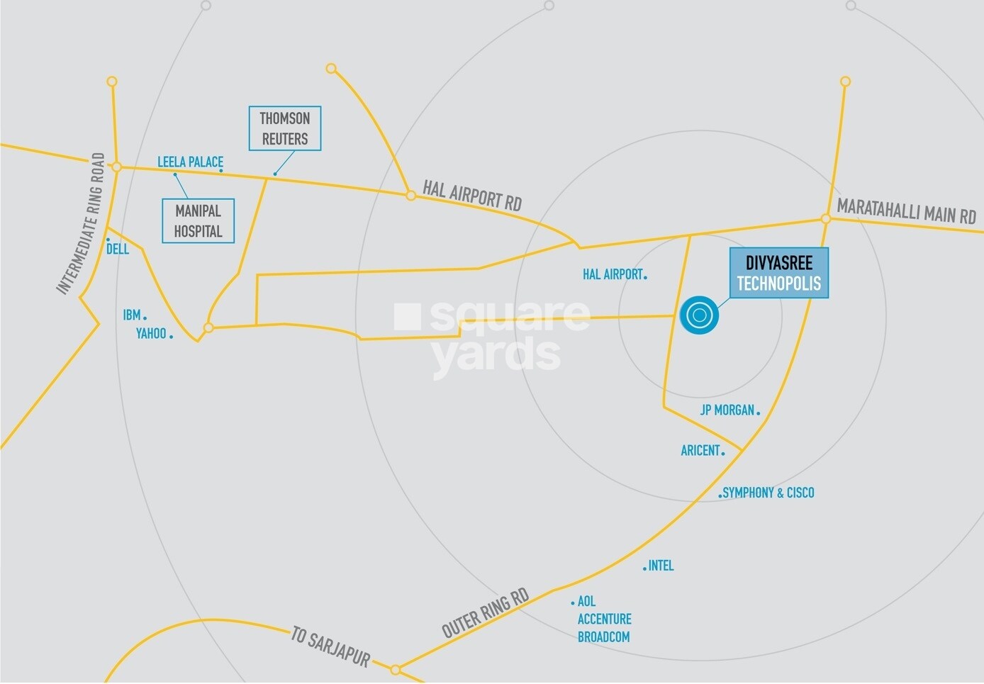 Divyasree Technopolis Location Image