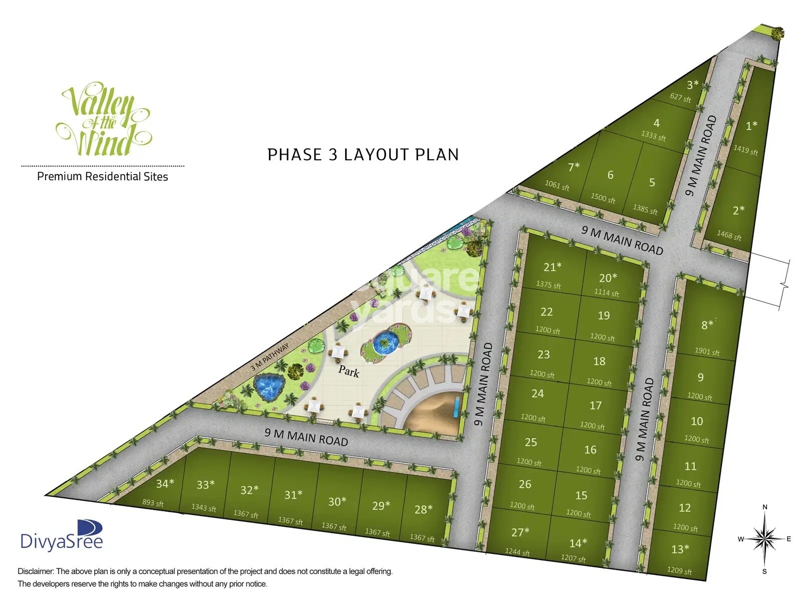 DivyaSree Valley Of The Wind Phase III Master Plan Image