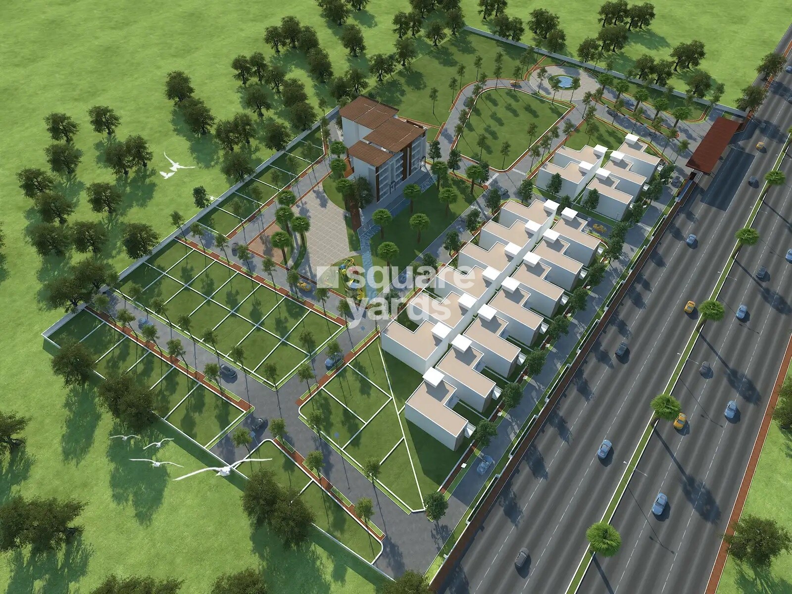 DivyaSree Valley Of The Wind Phase III Tower View