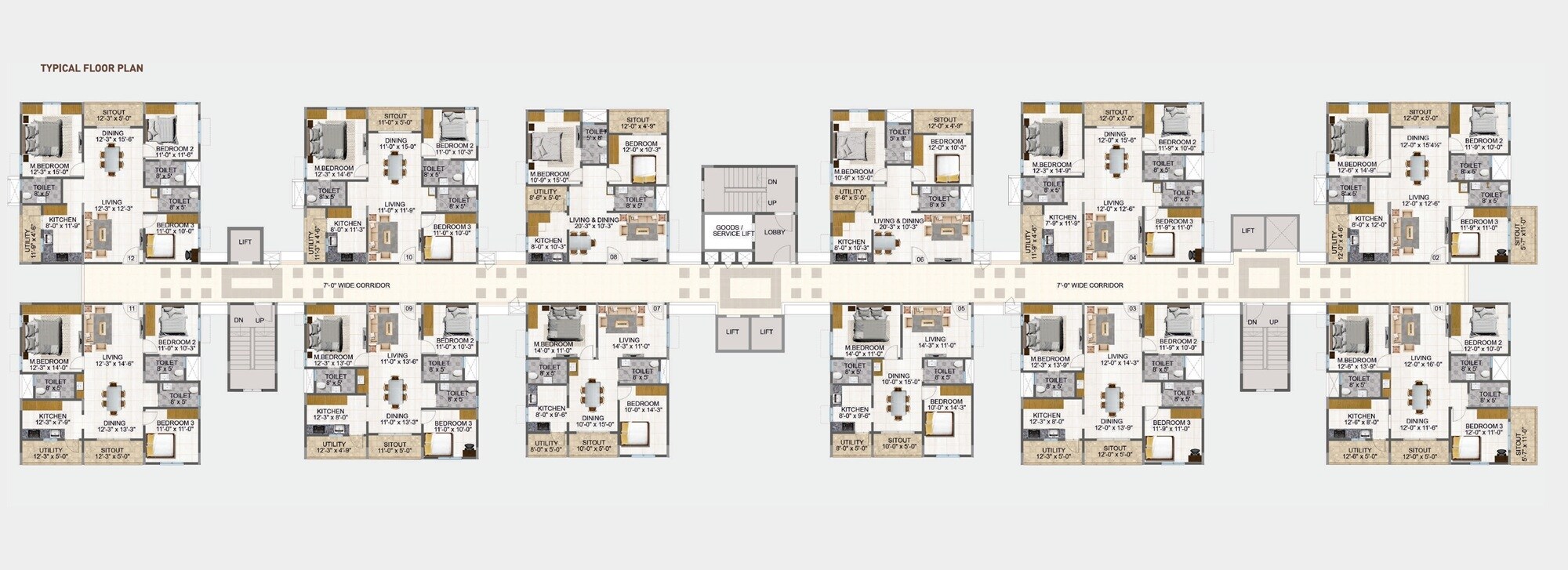 DS and Jaks Needs3 Project 168 Floor Plans