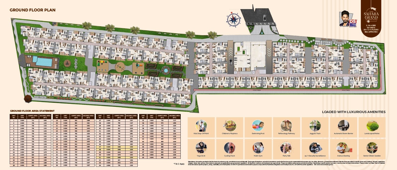 DS Max Sahara Grand Floor Plans