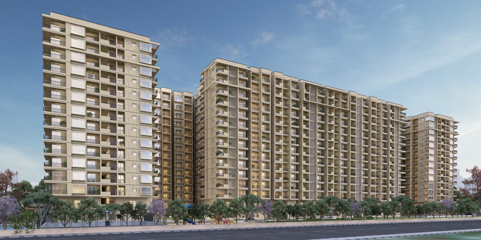 DS Max Sky Fields residential project in Koralur