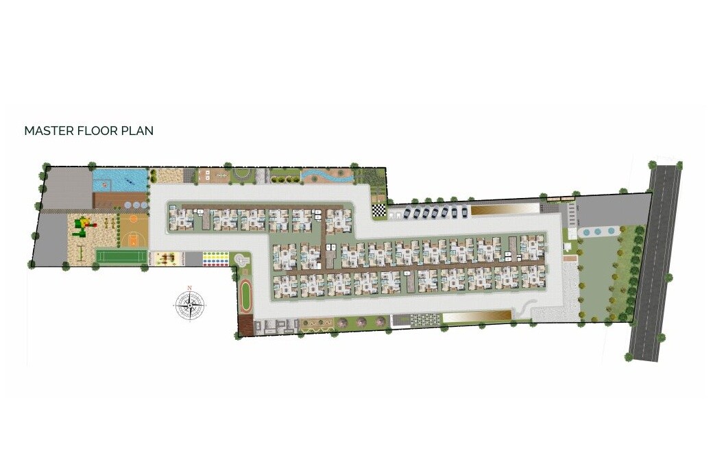 DS-Max-Sky-Sampadha_an aerial view of a model of a building