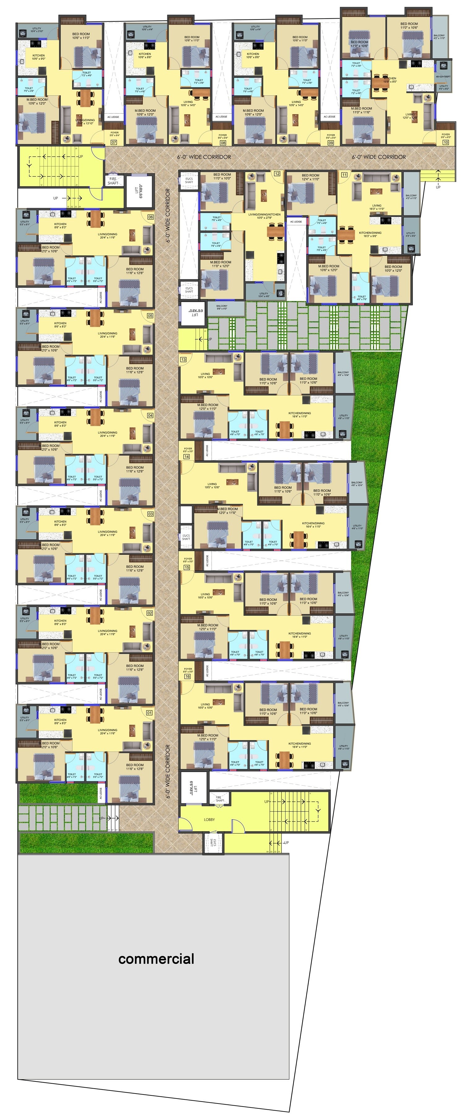 DS Max Sky Samurai Floor Plans