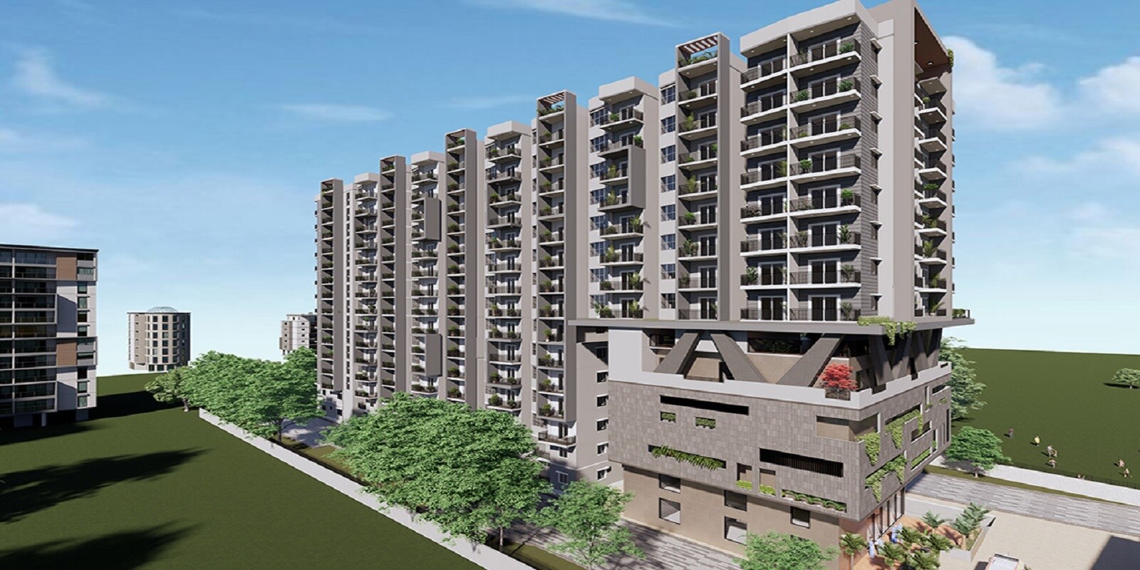 DS Max Sky Samurai residential project in Whitefield