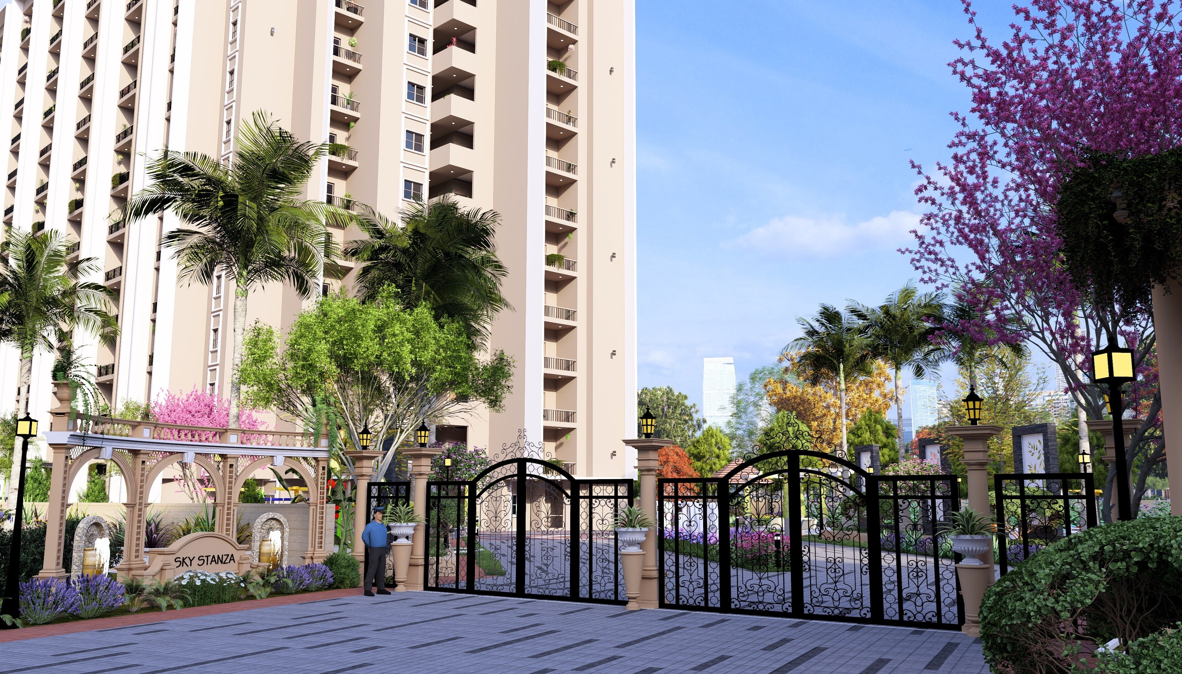 DS Max Sky Stanza Entrance View