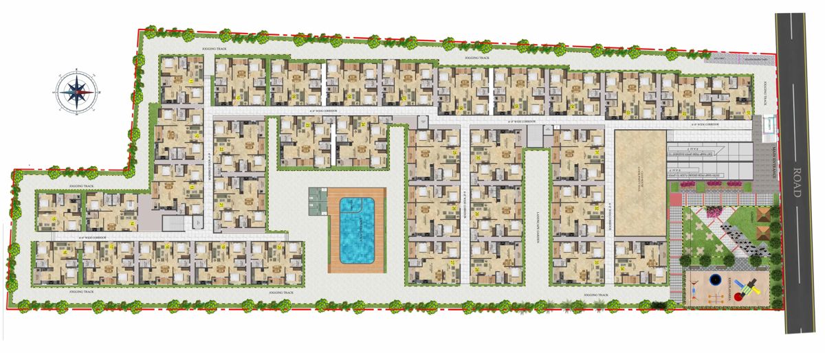 DS-Max-Spoorthi-Nest_a collage of photos of a building with a clock