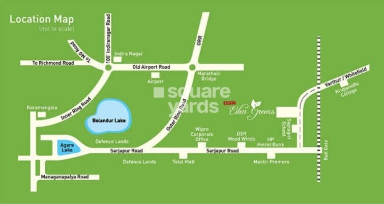 DSR Eden Greens Location Image