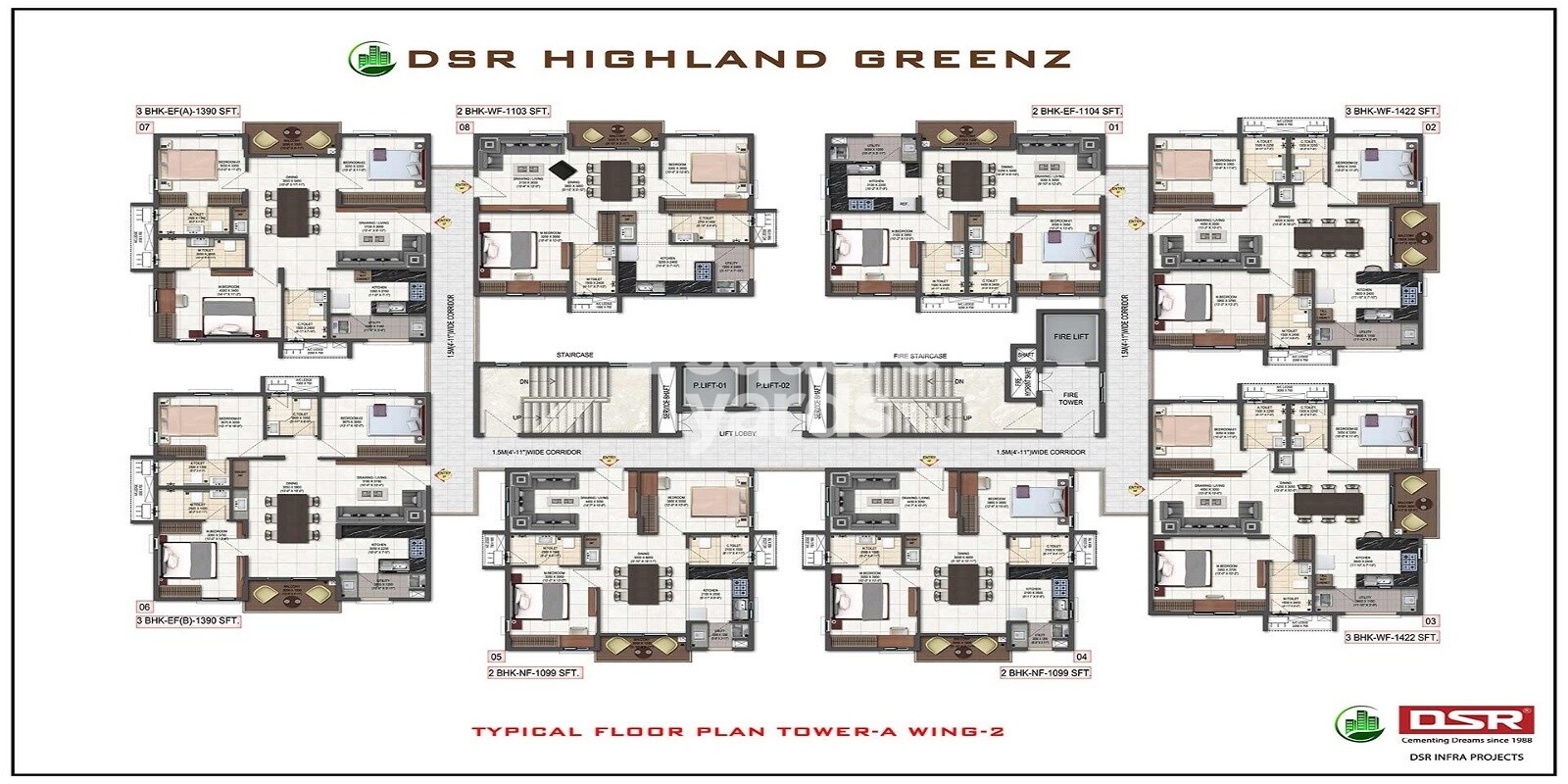 DSR Highland Greenz Floor Plans 2