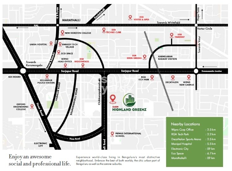 DSR Highland Greenz Location Image