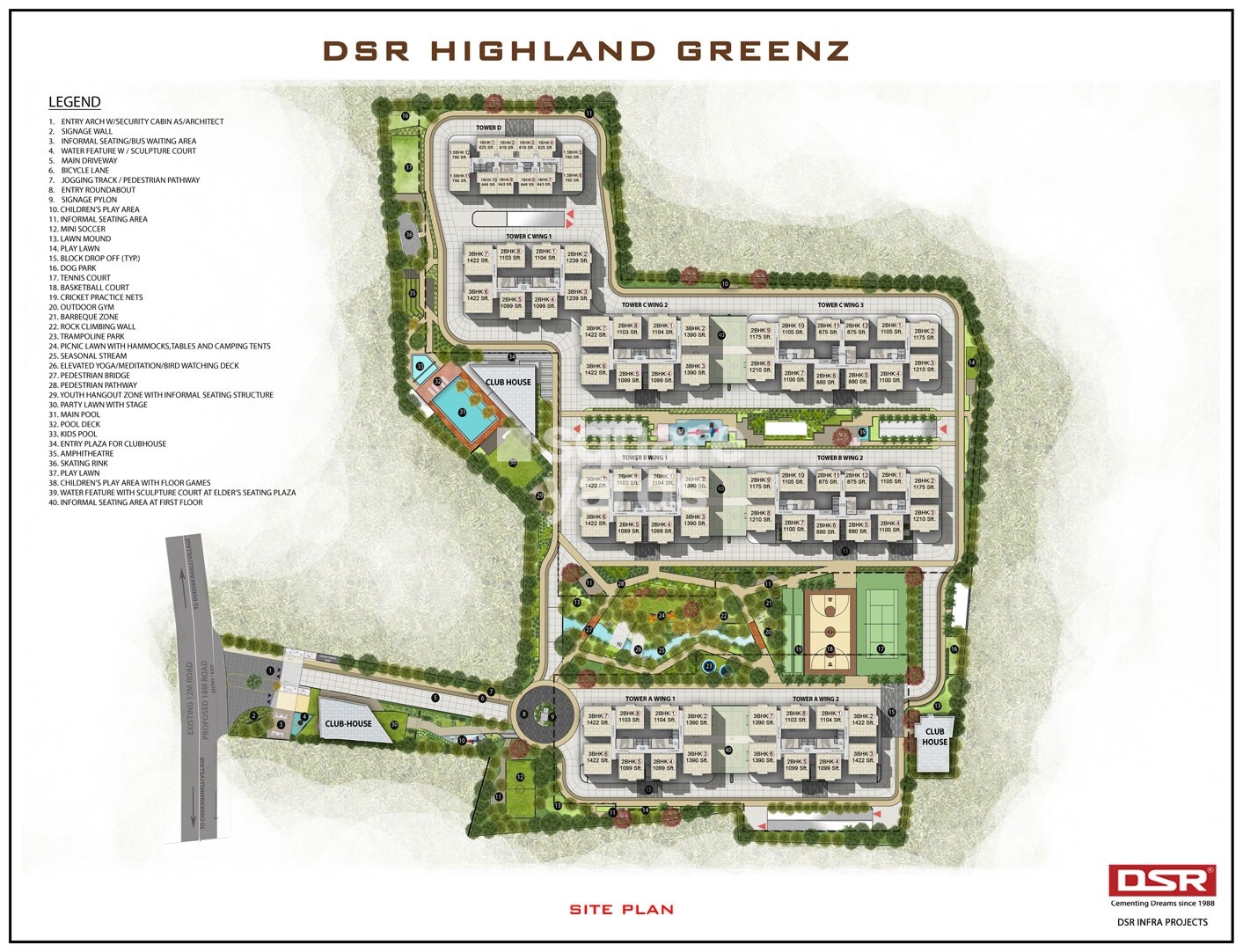 DSR Highland Greenz Master Plan 1