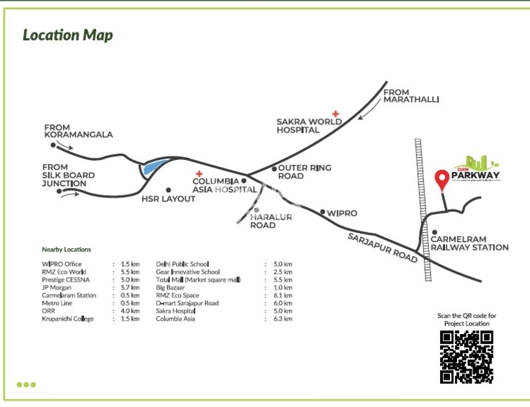 DSR Parkway Location Image