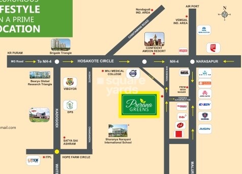 DSR Prerana Greens Location Image