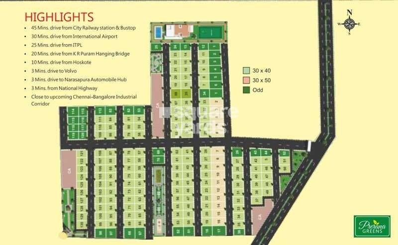 DSR Prerana Greens Master Plan 1