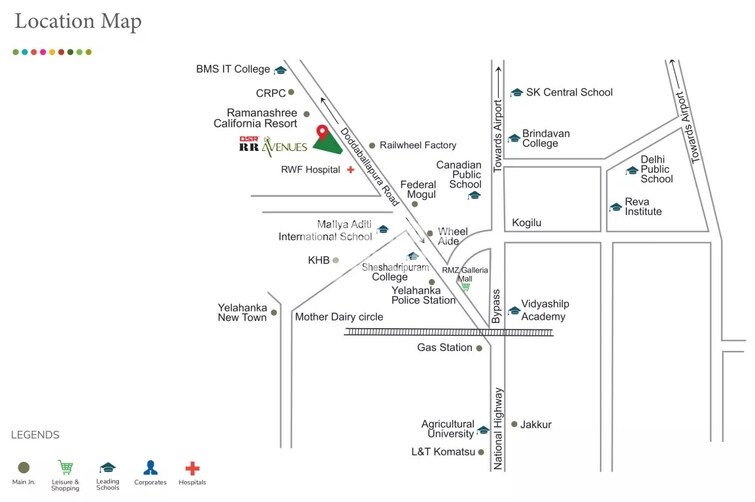 DSR RR Avenues Location Image
