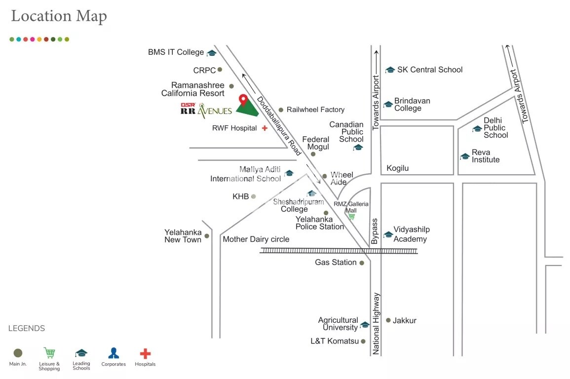DSR RR Avenues Location Image