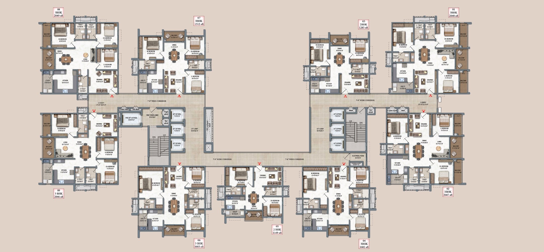 DSR The Address Floor Plans 2