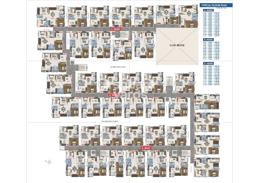 DSR White Waters Phase 2 Floor Plans