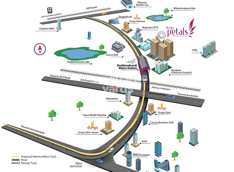 Durga Petals Location Image