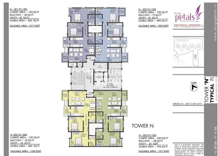 Durga Petals Floor Plans 1