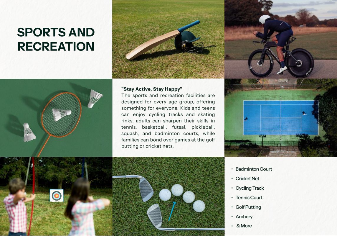 Earthern Whispering Greens Sports facilities Image