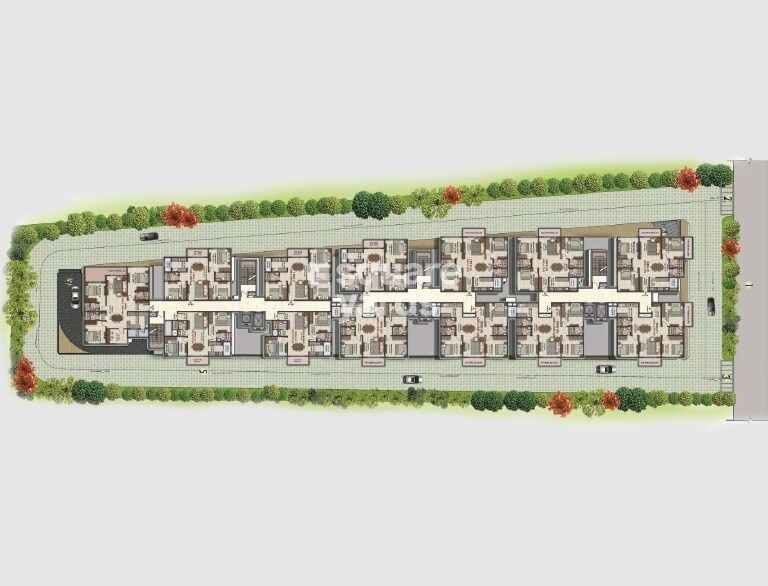 Elegant-Exotica-Yelahanka-New-Town_a drawing of a train with a picture of a dog on it