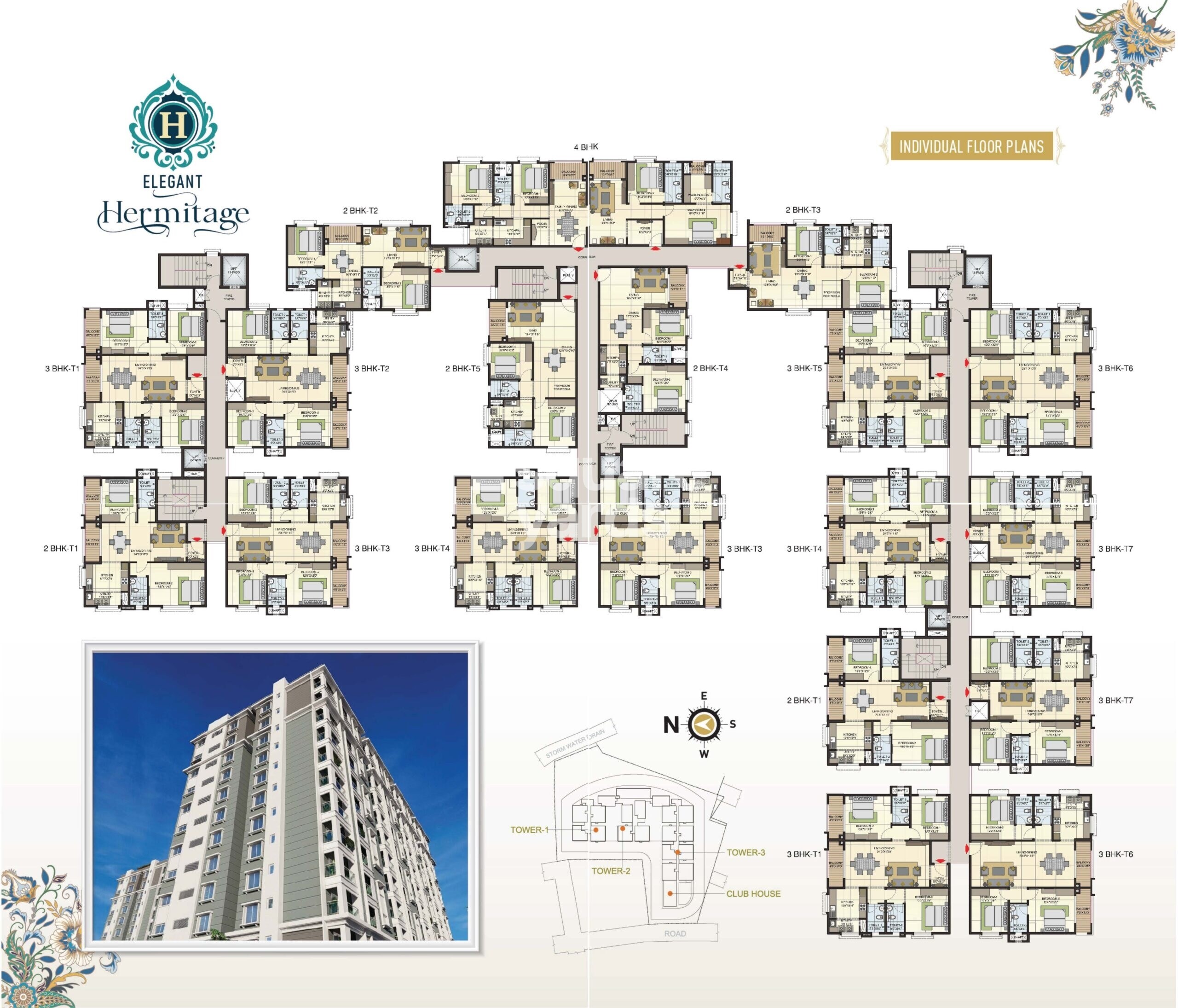 Elegant Hermitage Floor Plans