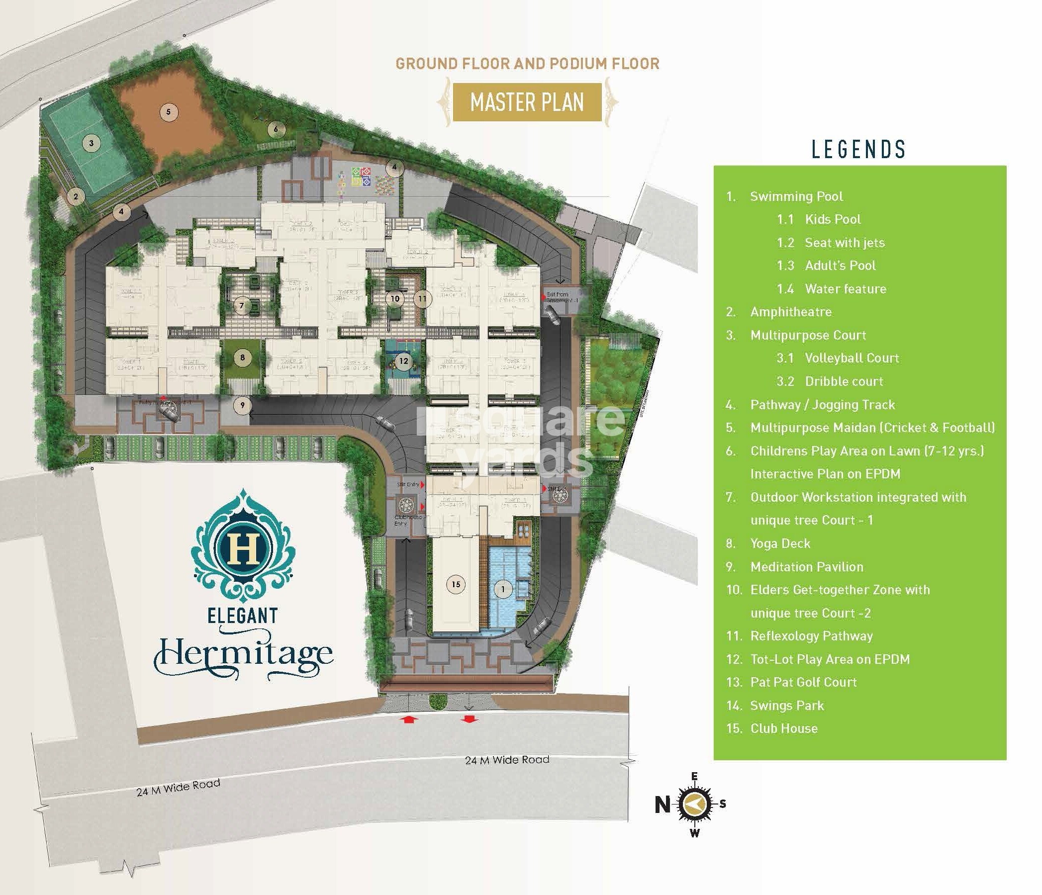Elegant Hermitage Master Plan Image