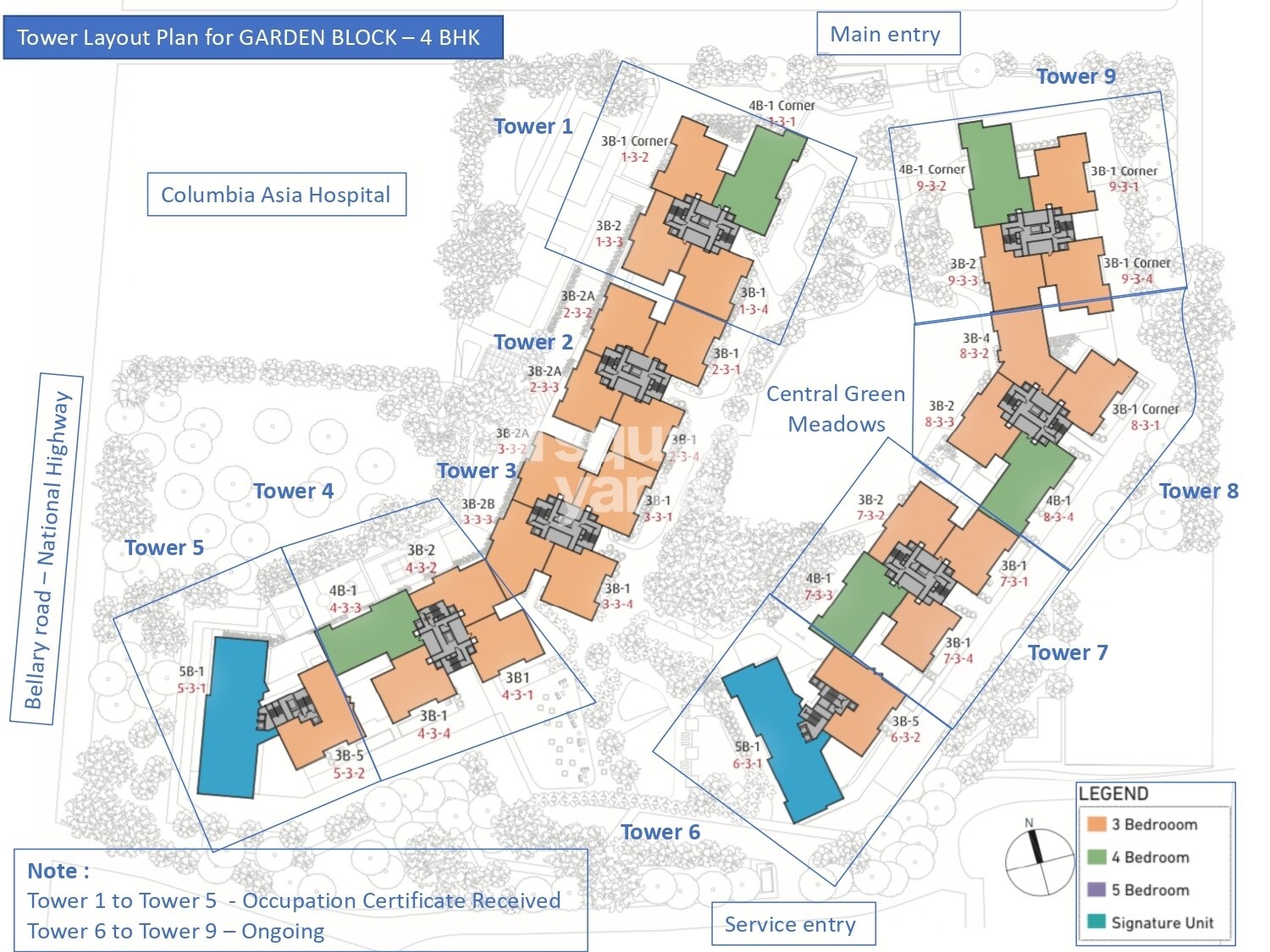 Embassy Lake Terrace Floor Plans
