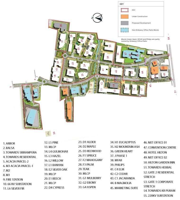 embassy manyata business park project master plan image4