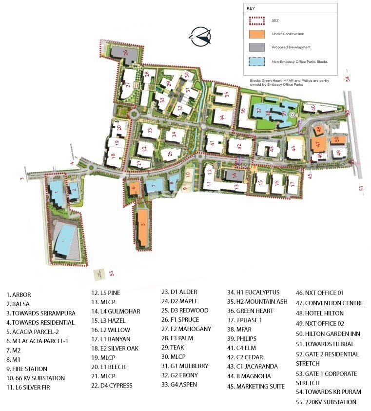 Embassy Manyata Business Park Master Plan 2
