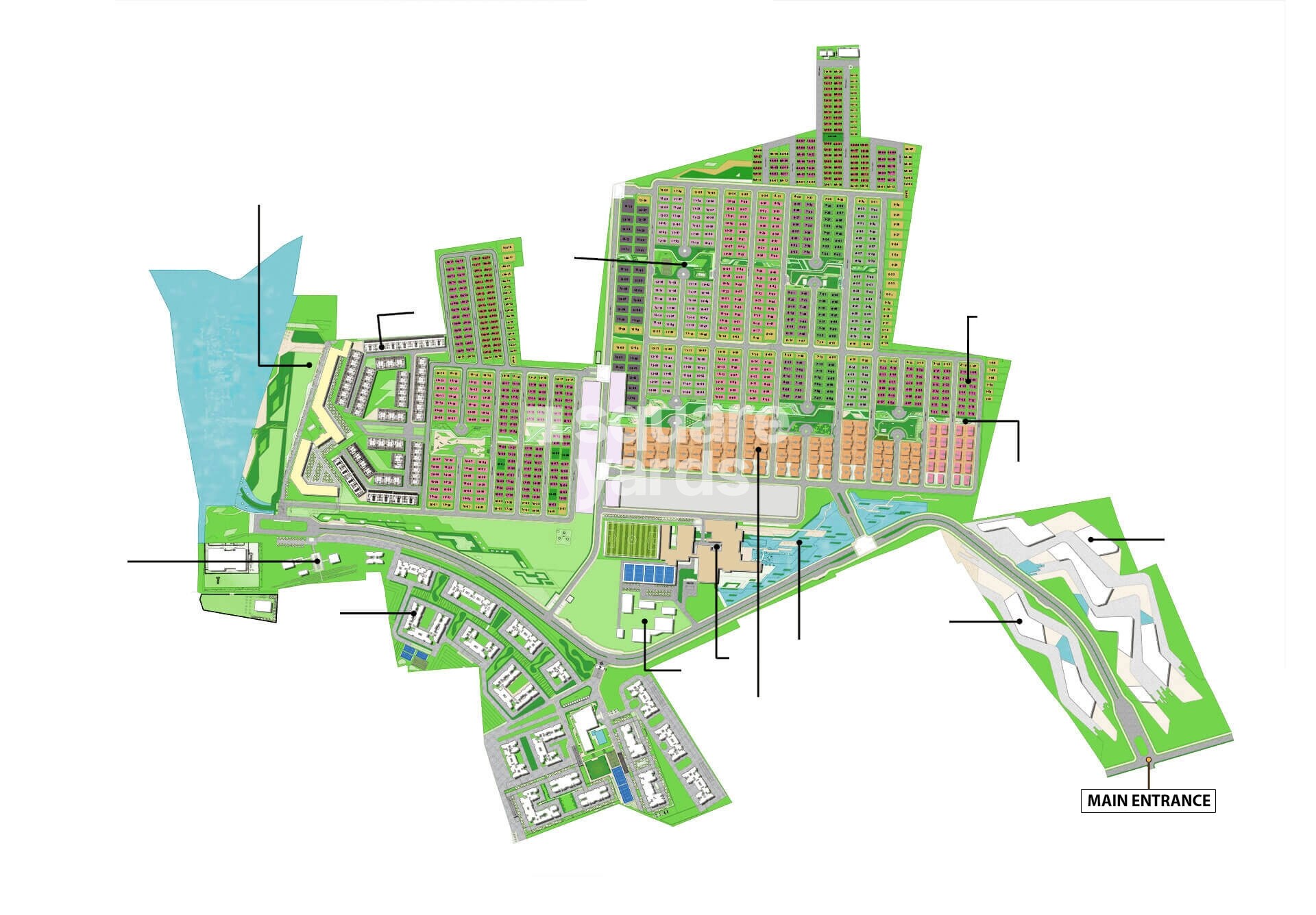 Embassy Springs Plots Master Plan Image
